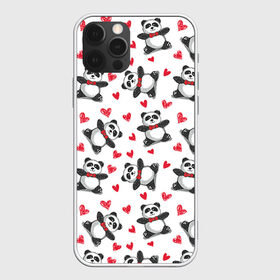 Чехол для iPhone 12 Pro Max с принтом Панда и любовь в Тюмени, Силикон |  | 14 февраля | bears | love | love you | валентин | влюбленные | день святого валентина | лав | любовь | медведб | медведи | мишки | подарок девушке | подарок парню