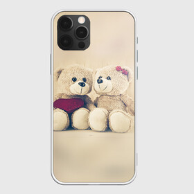 Чехол для iPhone 12 Pro с принтом Love teddy bears в Тюмени, силикон | область печати: задняя сторона чехла, без боковых панелей | 14 февраля | bears | teddy | валентин | день святого валентина | игрушки | медведи | милый | мимими | мишка | мишки | подарки | подарок | подарок девушке | подарок парню | тедди