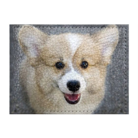 Обложка для студенческого билета с принтом Пемброк-вельш-корги, собака, п в Тюмени, натуральная кожа | Размер: 11*8 см; Печать на всей внешней стороне | животное | пемброк вельш корги | порода | собака