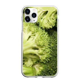 Чехол для iPhone 11 Pro матовый с принтом Брокколи в Тюмени, Силикон |  | Тематика изображения на принте: vegan | vegetarian | брокколи | будизм | веган | вегетарианство | йога | сыроедение | фитнес