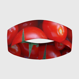Повязка на голову 3D с принтом Томатная в Тюмени,  |  | Тематика изображения на принте: tomato | vegan | vegetarian | будизм | веган | вегетарианство | йога | помидор | сыроедение | томат | фитнес | ягода