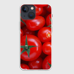 Чехол для iPhone 13 mini с принтом Томатная в Тюмени,  |  | tomato | vegan | vegetarian | будизм | веган | вегетарианство | йога | помидор | сыроедение | томат | фитнес | ягода
