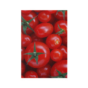 Обложка для паспорта матовая кожа с принтом Томатная в Тюмени, натуральная матовая кожа | размер 19,3 х 13,7 см; прозрачные пластиковые крепления | tomato | vegan | vegetarian | будизм | веган | вегетарианство | йога | помидор | сыроедение | томат | фитнес | ягода