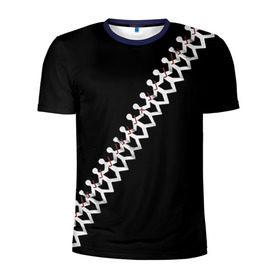 Мужская футболка 3D спортивная с принтом Three Days Grace 9 в Тюмени, 100% полиэстер с улучшенными характеристиками | приталенный силуэт, круглая горловина, широкие плечи, сужается к линии бедра | three days grace