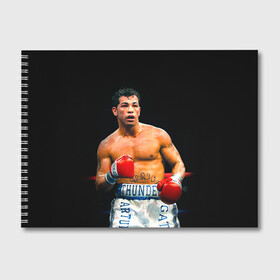 Альбом для рисования с принтом Артуро Гатти в Тюмени, 100% бумага
 | матовая бумага, плотность 200 мг. | Тематика изображения на принте: boxing | артур гатти | артуро | артуро гатти | бокс | боксер | гатти | спорт