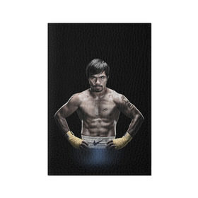 Обложка для паспорта матовая кожа с принтом Мэнни Пакьяо в Тюмени, натуральная матовая кожа | размер 19,3 х 13,7 см; прозрачные пластиковые крепления | boxing | бокс | боксер | мэнни | мэнни пакьяо | пакьяо | спорт | чемпион мира