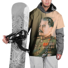 Накидка на куртку 3D с принтом Сталин 1 в Тюмени, 100% полиэстер |  | Тематика изображения на принте: знаменитости | иосиф сталин | ретро | ссср