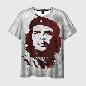 Мужская футболка 3D с принтом Че Гевара 1 в Тюмени, 100% полиэфир | прямой крой, круглый вырез горловины, длина до линии бедер | ernesto che guevara | куба | революционер | революция | ретро | эрнесто че гевара