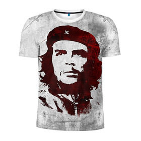 Мужская футболка 3D спортивная с принтом Че Гевара 1 в Тюмени, 100% полиэстер с улучшенными характеристиками | приталенный силуэт, круглая горловина, широкие плечи, сужается к линии бедра | ernesto che guevara | куба | революционер | революция | ретро | эрнесто че гевара
