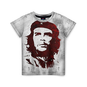 Детская футболка 3D с принтом Че Гевара 1 в Тюмени, 100% гипоаллергенный полиэфир | прямой крой, круглый вырез горловины, длина до линии бедер, чуть спущенное плечо, ткань немного тянется | ernesto che guevara | куба | революционер | революция | ретро | эрнесто че гевара