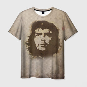 Мужская футболка 3D с принтом Че Гевара 2 в Тюмени, 100% полиэфир | прямой крой, круглый вырез горловины, длина до линии бедер | Тематика изображения на принте: ernesto che guevara | куба | революционер | революция | ретро | эрнесто че гевара