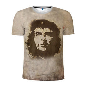 Мужская футболка 3D спортивная с принтом Че Гевара 2 в Тюмени, 100% полиэстер с улучшенными характеристиками | приталенный силуэт, круглая горловина, широкие плечи, сужается к линии бедра | ernesto che guevara | куба | революционер | революция | ретро | эрнесто че гевара
