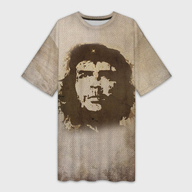 Платье-футболка 3D с принтом Че Гевара 2 в Тюмени,  |  | ernesto che guevara | куба | революционер | революция | ретро | эрнесто че гевара