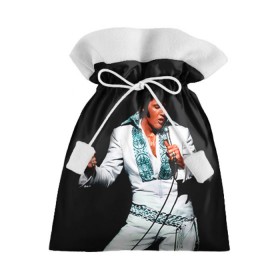 Подарочный 3D мешок с принтом Элвис 3 в Тюмени, 100% полиэстер | Размер: 29*39 см | elvis presley | rock n roll | музыка | ретро | рок н ролл | элвис пресли
