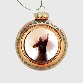 Стеклянный ёлочный шар с принтом Горшок в Тюмени, Стекло | Диаметр: 80 мм | Тематика изображения на принте: король и шут