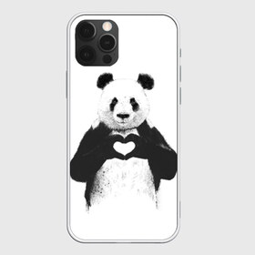Чехол для iPhone 12 Pro Max с принтом Панда Love в Тюмени, Силикон |  | Тематика изображения на принте: панда