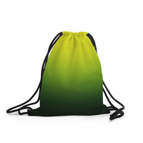 Рюкзак-мешок 3D с принтом Зелёная текстура в Тюмени, 100% полиэстер | плотность ткани — 200 г/м2, размер — 35 х 45 см; лямки — толстые шнурки, застежка на шнуровке, без карманов и подкладки | зелёный | текстура | цветовой переход