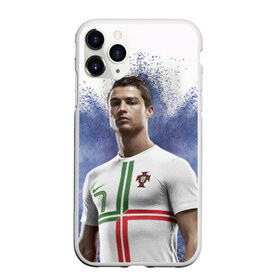 Чехол для iPhone 11 Pro Max матовый с принтом Криштиану Роналду в Тюмени, Силикон |  | real madrid | ronaldo | криштиану роналду | футбол