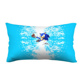 Подушка 3D антистресс с принтом Sonic в Тюмени, наволочка — 100% полиэстер, наполнитель — вспененный полистирол | состоит из подушки и наволочки на молнии | sonic | еж | игра | соник