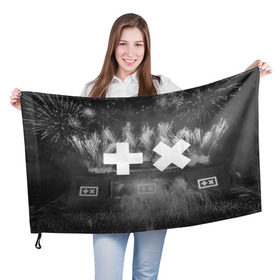Флаг 3D с принтом Martin Garrix Collection в Тюмени, 100% полиэстер | плотность ткани — 95 г/м2, размер — 67 х 109 см. Принт наносится с одной стороны | 2015 | animals | edm | garrix | martin