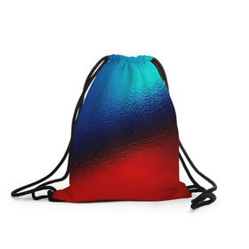 Рюкзак-мешок 3D с принтом Цветовой переход красный в Тюмени, 100% полиэстер | плотность ткани — 200 г/м2, размер — 35 х 45 см; лямки — толстые шнурки, застежка на шнуровке, без карманов и подкладки | цветовой переход