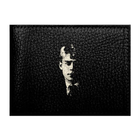 Обложка для студенческого билета с принтом Есенин в Тюмени, натуральная кожа | Размер: 11*8 см; Печать на всей внешней стороне | Тематика изображения на принте: есенин