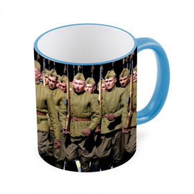 Кружка 3D с принтом Вооруженные силы СССР в Тюмени, керамика | ёмкость 330 мл | армия | вооруженные силы россии | парад | рэтро | ссср