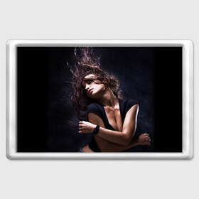 Магнит 45*70 с принтом Страстная девушка в Тюмени, Пластик | Размер: 78*52 мм; Размер печати: 70*45 | красивая | модель | страстная девушка
