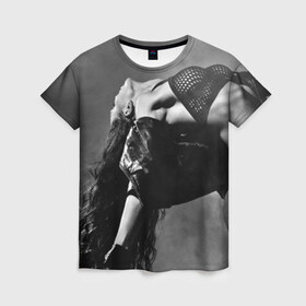 Женская футболка 3D с принтом Девушка на пилоне в Тюмени, 100% полиэфир ( синтетическое хлопкоподобное полотно) | прямой крой, круглый вырез горловины, длина до линии бедер | девушка | красивая | на пилоне | страстная | танец