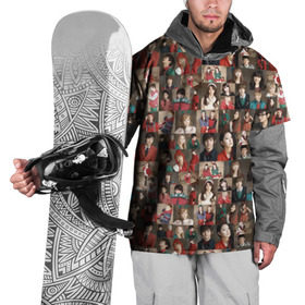 Накидка на куртку 3D с принтом K-pop коллаж в Тюмени, 100% полиэстер |  | Тематика изображения на принте: cl корея | k pop | айдолы | девушки | коллаж