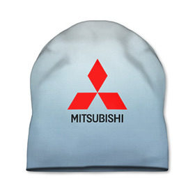 Шапка 3D с принтом Mitsubishi в Тюмени, 100% полиэстер | универсальный размер, печать по всей поверхности изделия | mitsubishi | мицубиси | мицубиши