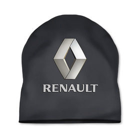 Шапка 3D с принтом Renault в Тюмени, 100% полиэстер | универсальный размер, печать по всей поверхности изделия | renault | рено