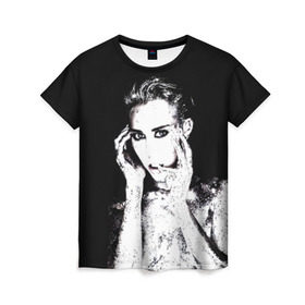 Женская футболка 3D с принтом Miley в Тюмени, 100% полиэфир ( синтетическое хлопкоподобное полотно) | прямой крой, круглый вырез горловины, длина до линии бедер | cyrus | miley | майли | музыка | сайрус