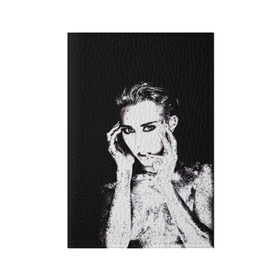 Обложка для паспорта матовая кожа с принтом Miley в Тюмени, натуральная матовая кожа | размер 19,3 х 13,7 см; прозрачные пластиковые крепления | cyrus | miley | майли | музыка | сайрус