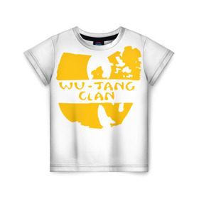 Детская футболка 3D с принтом Wu Tang Clan в Тюмени, 100% гипоаллергенный полиэфир | прямой крой, круглый вырез горловины, длина до линии бедер, чуть спущенное плечо, ткань немного тянется | method man | tang clan | wu tang clan