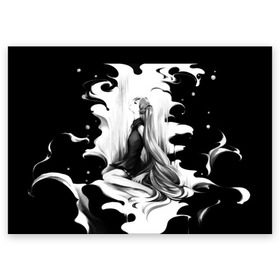 Поздравительная открытка с принтом Hatsune Miku в Тюмени, 100% бумага | плотность бумаги 280 г/м2, матовая, на обратной стороне линовка и место для марки
 | Тематика изображения на принте: аниме | мику | одни из вокалоидов   хатсуне мику.вокалоиды