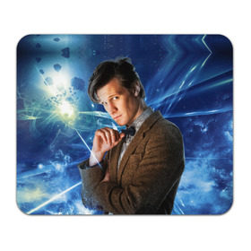 Коврик прямоугольный с принтом 11th Doctor Who в Тюмени, натуральный каучук | размер 230 х 185 мм; запечатка лицевой стороны | doctor who | matt | smith | tardis | временной поток | доктор кто | мэтт | смит | тардис