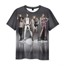 Мужская футболка 3D с принтом K-pop девушки в Тюмени, 100% полиэфир | прямой крой, круглый вырез горловины, длина до линии бедер | 2ne1 | cl | cl корея | k pop | айдолы | девушка | кей поп | корейская | корейцы | корея | кпоп | попса | южная
