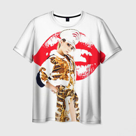 Мужская футболка 3D с принтом K-pop девушка в Тюмени, 100% полиэфир | прямой крой, круглый вырез горловины, длина до линии бедер | 2ne1 | cl | cl корея | k pop | айдолы | губы | девушка | кей поп | корейская | корейцы | корея | кпоп | попса | южная