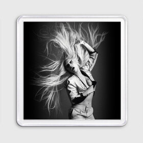 Магнит 55*55 с принтом Lady Gaga в Тюмени, Пластик | Размер: 65*65 мм; Размер печати: 55*55 мм | lady gaga | блондинка | звезда | знаменитость | леди гаага | певица | поп | эпатаж | эпатажная