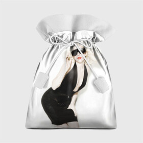Подарочный 3D мешок с принтом Lady Gaga в Тюмени, 100% полиэстер | Размер: 29*39 см | lady gaga | блондинка | звезда | знаменитость | леди гаага | певица | поп | эпатаж | эпатажная