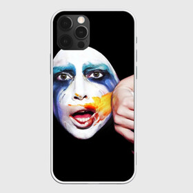 Чехол для iPhone 12 Pro с принтом Lady Gaga в Тюмени, силикон | область печати: задняя сторона чехла, без боковых панелей | lady gaga | взгляд | звезда | знаменитость | леди гаага | певица | поп | портрет | эпатаж | эпатажная