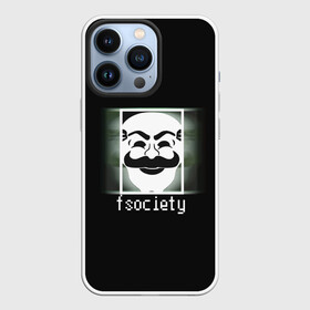 Чехол для iPhone 13 Pro с принтом Mr.Robot в Тюмени,  |  | mr.robot f society
f society