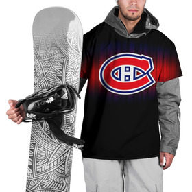 Накидка на куртку 3D с принтом Монреаль Канадиенс в Тюмени, 100% полиэстер |  | Тематика изображения на принте: nhl | монреаль канадиенс | нхл | хоккеист | хоккей