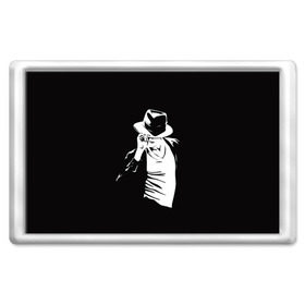 Магнит 45*70 с принтом Michael Jackson в Тюмени, Пластик | Размер: 78*52 мм; Размер печати: 70*45 | майкл джексон