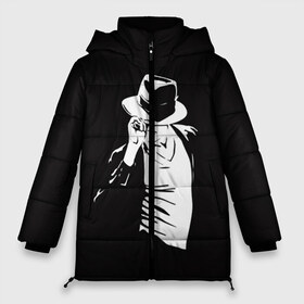 Женская зимняя куртка 3D с принтом Michael Jackson в Тюмени, верх — 100% полиэстер; подкладка — 100% полиэстер; утеплитель — 100% полиэстер | длина ниже бедра, силуэт Оверсайз. Есть воротник-стойка, отстегивающийся капюшон и ветрозащитная планка. 

Боковые карманы с листочкой на кнопках и внутренний карман на молнии | Тематика изображения на принте: майкл джексон