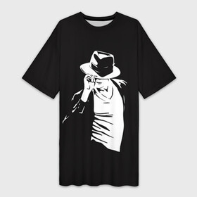 Платье-футболка 3D с принтом Michael Jackson в Тюмени,  |  | майкл джексон