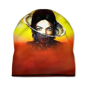 Шапка 3D с принтом Michael Jackson в Тюмени, 100% полиэстер | универсальный размер, печать по всей поверхности изделия | майкл джексон
