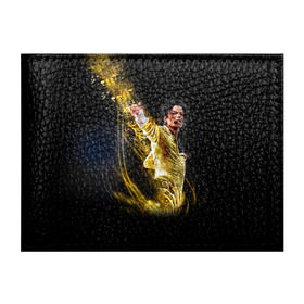 Обложка для студенческого билета с принтом Michael Jackson в Тюмени, натуральная кожа | Размер: 11*8 см; Печать на всей внешней стороне | Тематика изображения на принте: майкл джексон