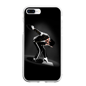 Чехол для iPhone 7Plus/8 Plus матовый с принтом Michael Jackson в Тюмени, Силикон | Область печати: задняя сторона чехла, без боковых панелей | Тематика изображения на принте: майкл джексон
